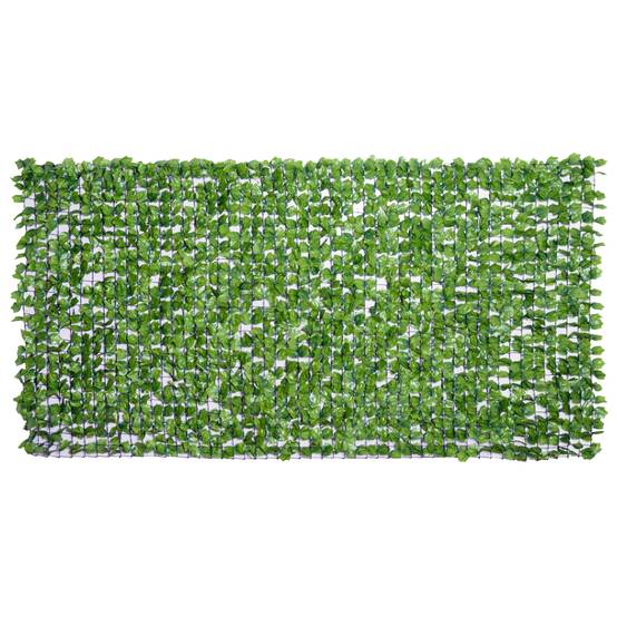 ComfortXL - Brise-vue haie artificielle PE 300 x 150 cm vert clair balcon terrasse occultation feuillage résistant UV - Image 10