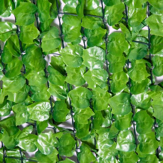 ComfortXL - Brise-vue haie artificielle PE 300 x 150 cm vert clair balcon terrasse occultation feuillage résistant UV - Image 9