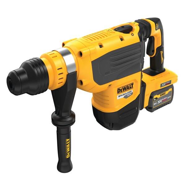 Perforateur SDS-Max XR Flexvolt 54V 13,3J - DEWALT - avec 2 batteries 54V 3Ah - chargeur - coffret - DCH735X2-QW - Image 2