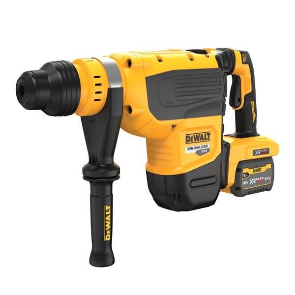 Perforateur SDS-Max XR Flexvolt 54V 13,3J - DEWALT - avec 2 batteries 54V 3Ah - chargeur - coffret - DCH735X2-QW - Image 3
