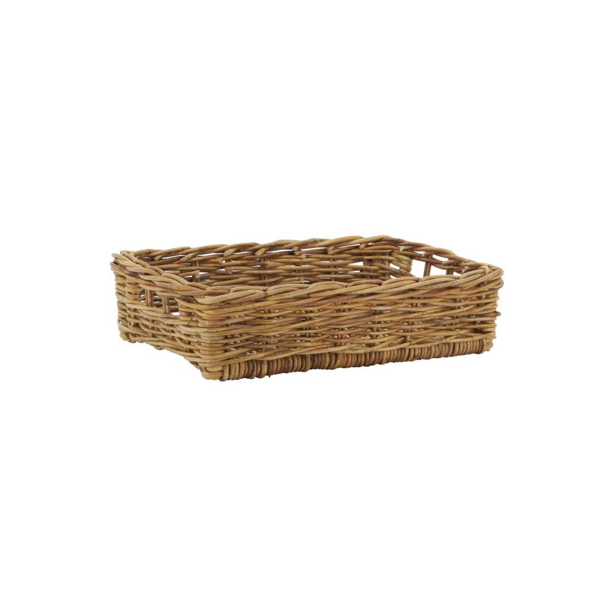 Aubry Gaspard - Manne en poelet marron 40 x 28 x 10 cm - Imagen 1