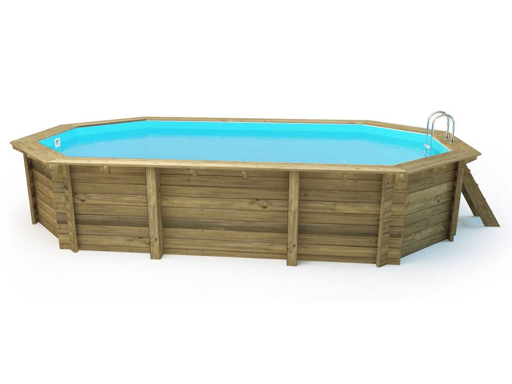 Habitat Et Jardin - Piscine Bois " Brazilia 120 " 5.86 X 3.86 X 1.20 M -habitat Et Jardin - Image 3