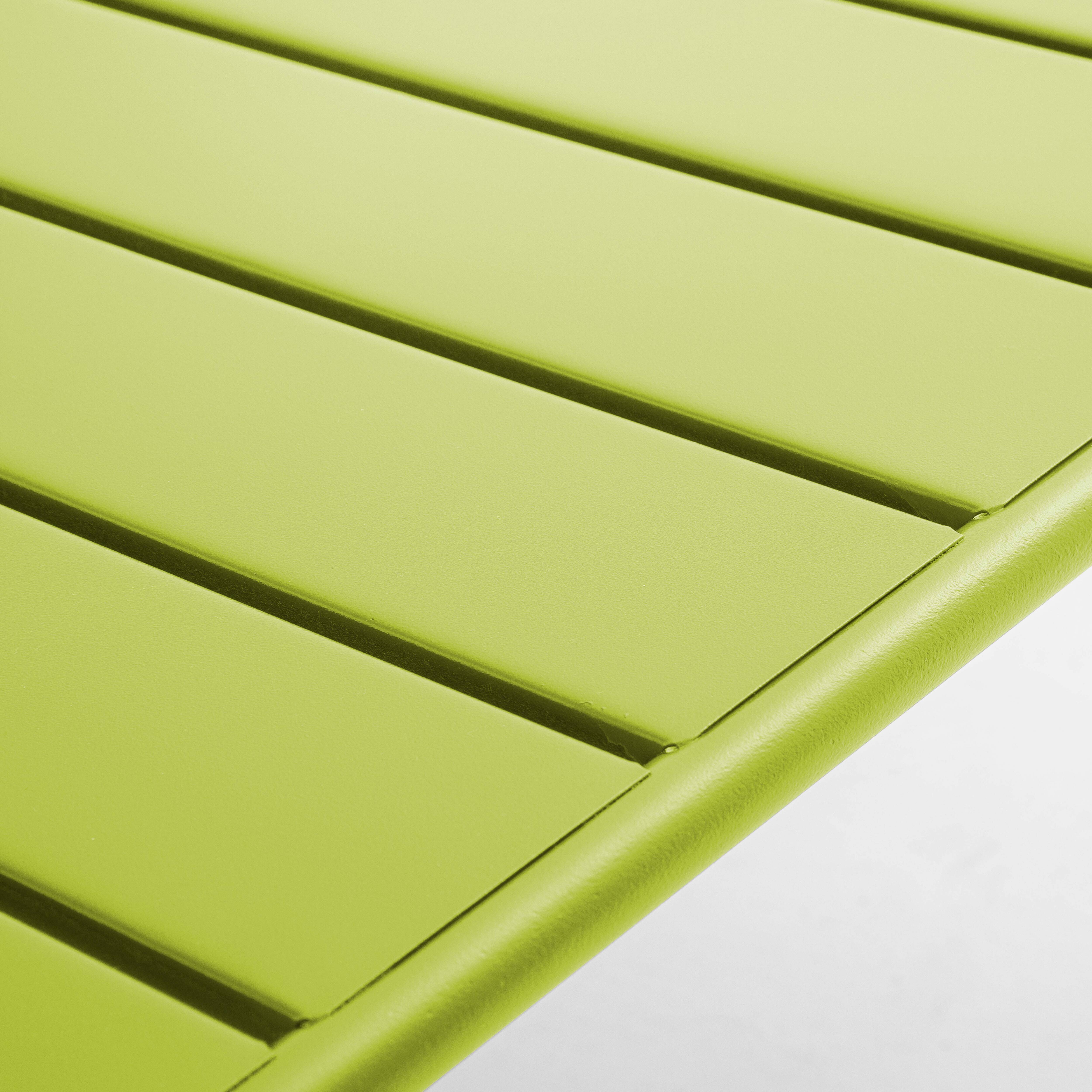 Oviala - Table basse de jardin acier vert 90 x 50 cm Palavas - Oviala - Imagen 5