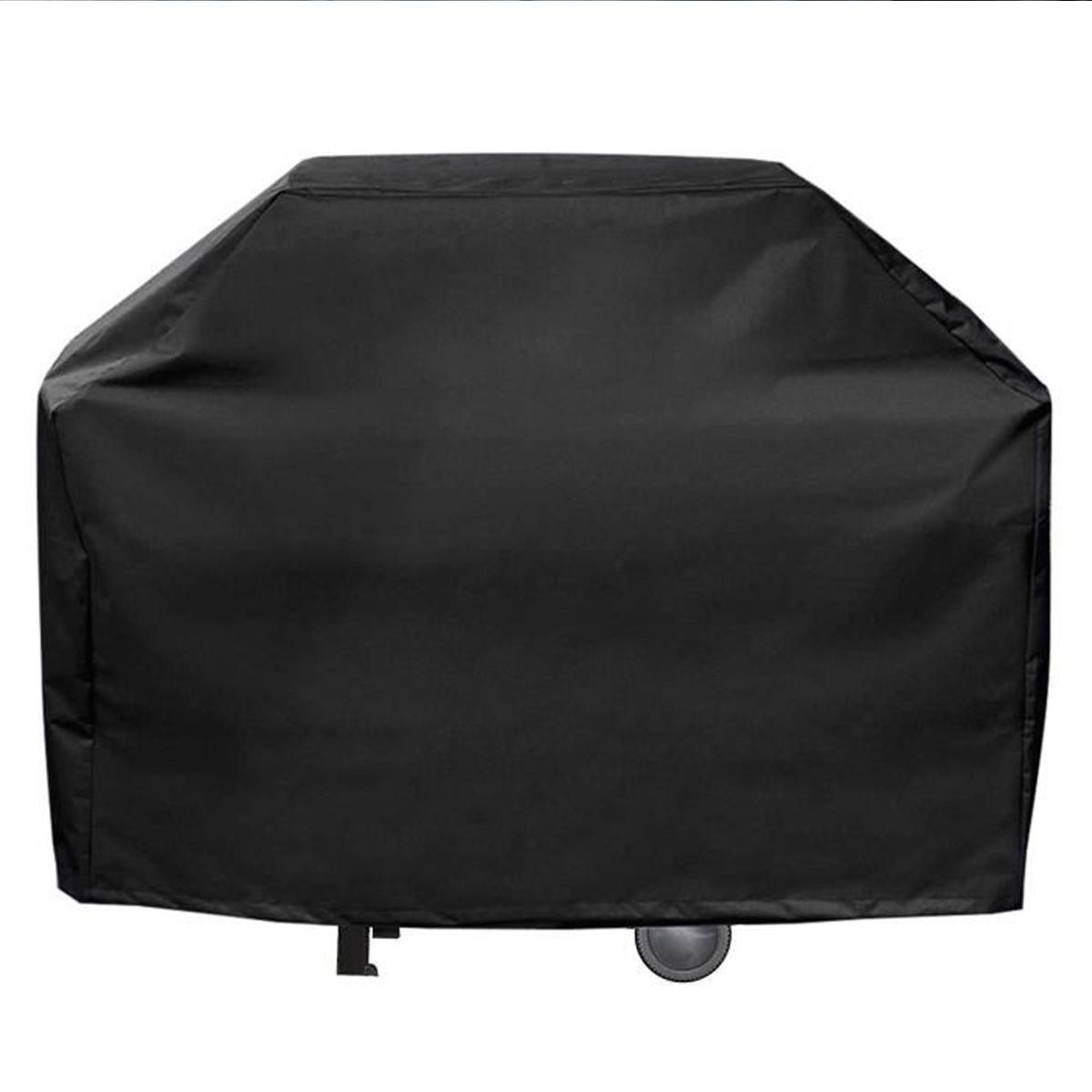 Housse Barbecue Exterieur 160 x 68 x 120 cm Housse de Protection Impermeable Noire - Bâche Barbecue Doublée Rembourrée - Imagen 1
