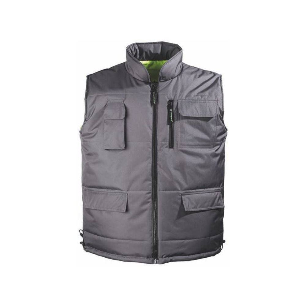 Gilet haute visibilité réversible mutlipoches Coverguard Hi-Way Jaune / Gris 3XL - Image 2