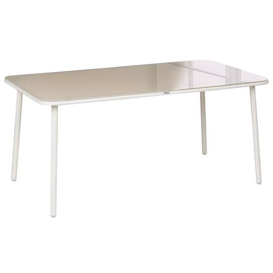 Set de salle à manger Acier Beige clair CARAVINO - Beliani - Image 3