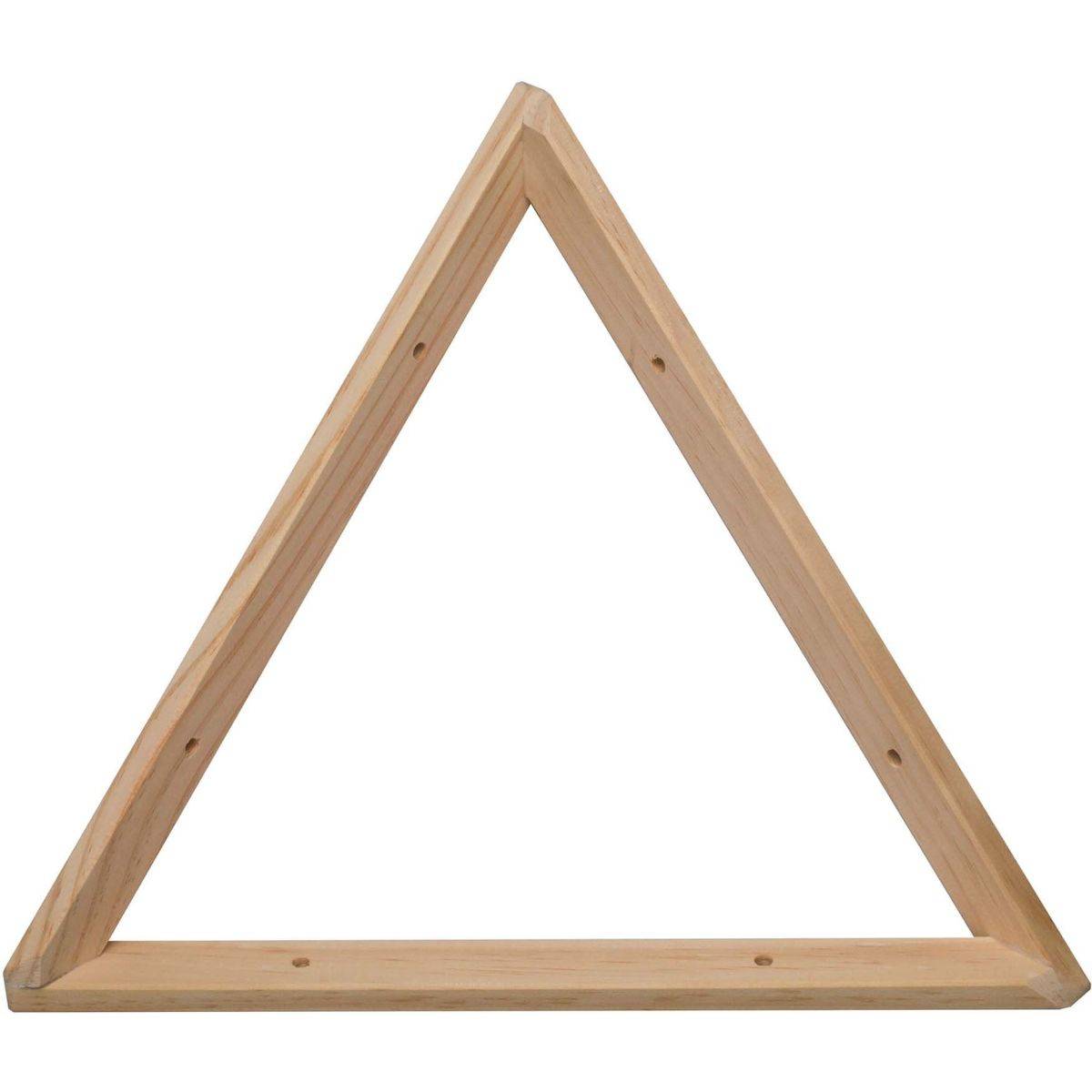 Equerre triangle en pin brut 30 cm Astigarraga - Imagen 1