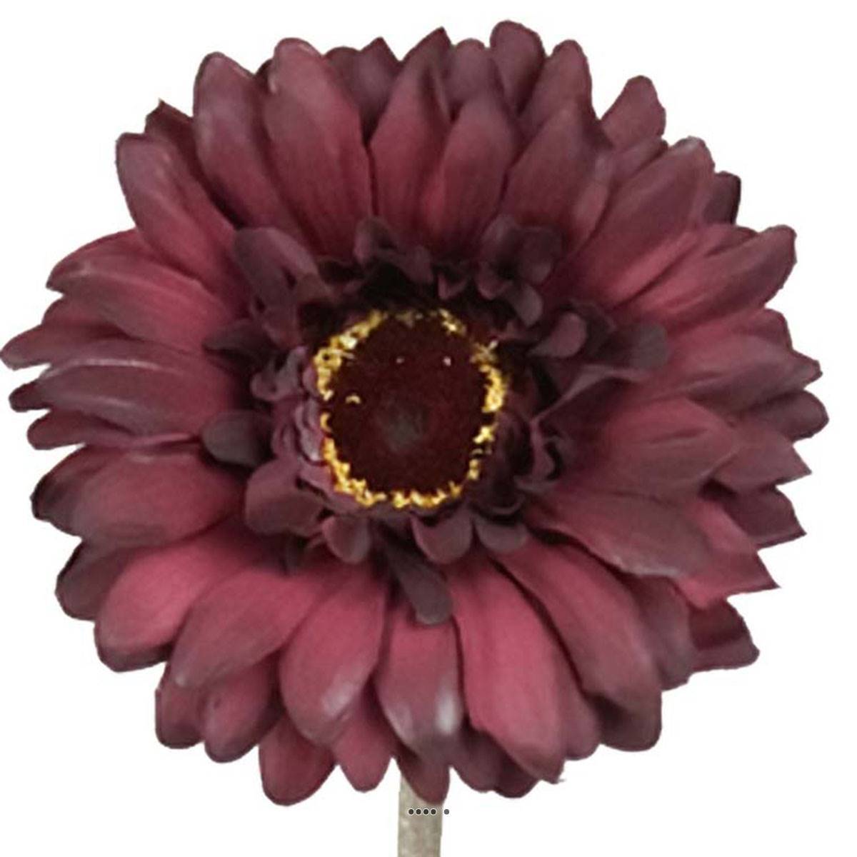 Artificielles - Gerbera artificiel H 55 cm D 10 cm superbe tête tissu Mauve violet - couleur: Mauve violet - Imagen 3