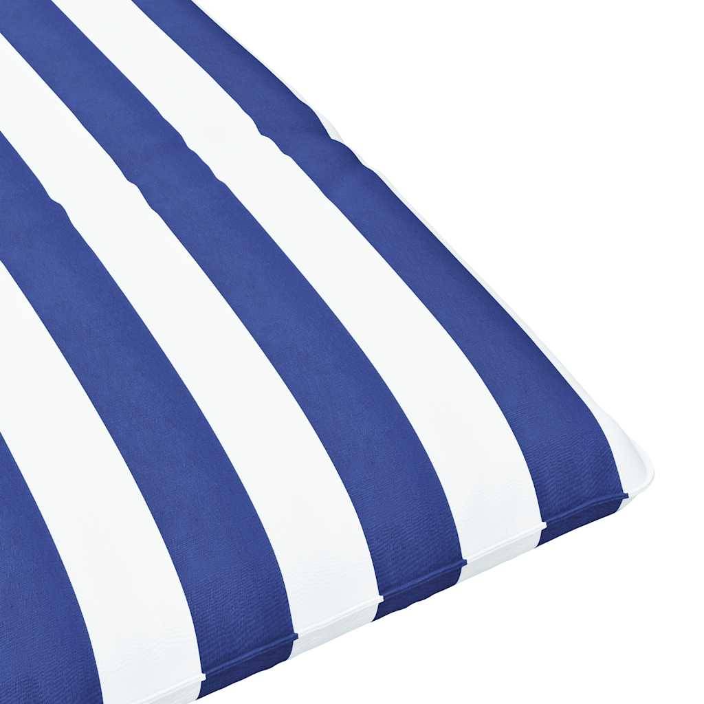 Vidaxl - Transat pliant bleu et blanc 175 x 54 x 8,5 cm tissu Oxford vidaXL 4019761 - Image 8