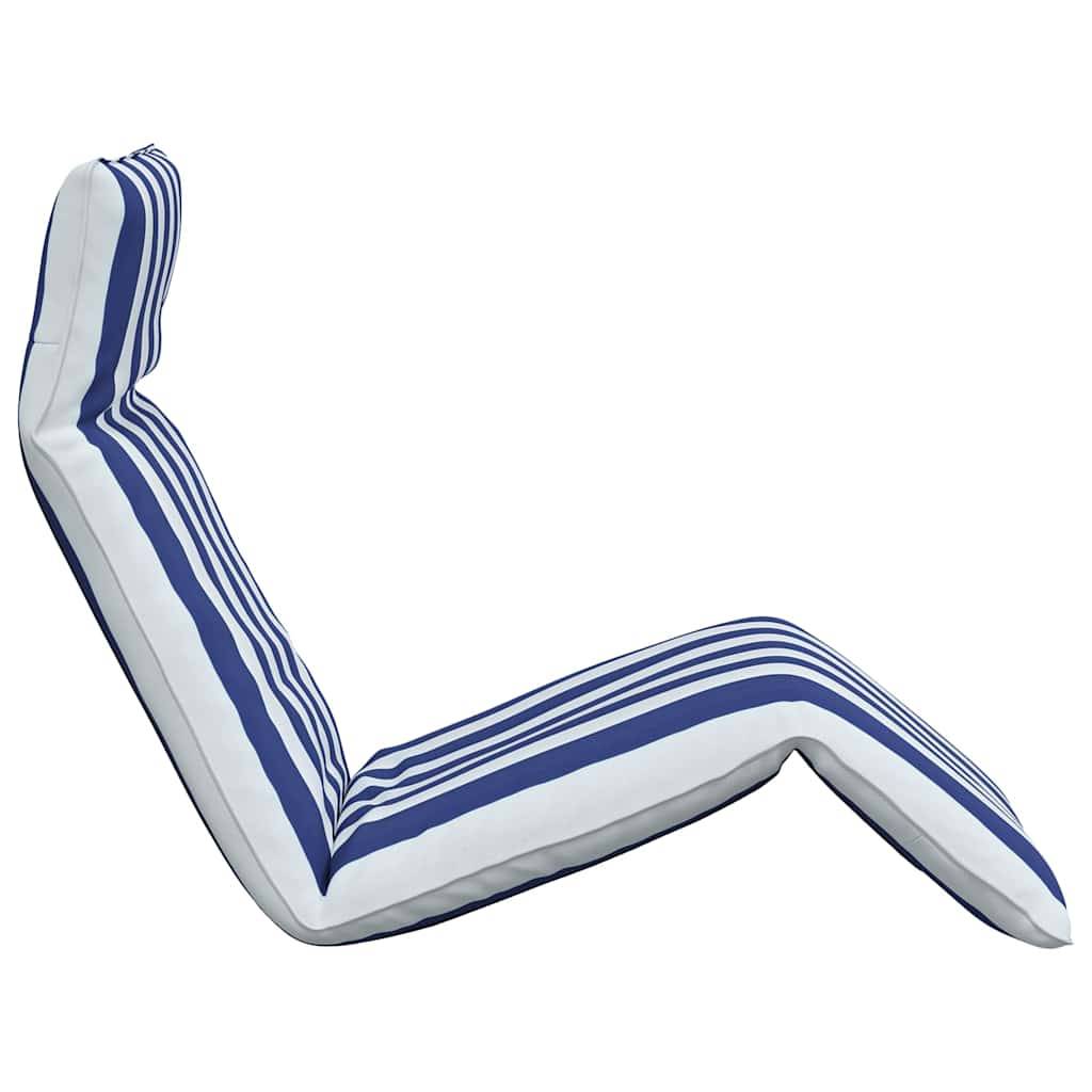 Vidaxl - Transat pliant bleu et blanc 175 x 54 x 8,5 cm tissu Oxford vidaXL 4019761 - Image 7