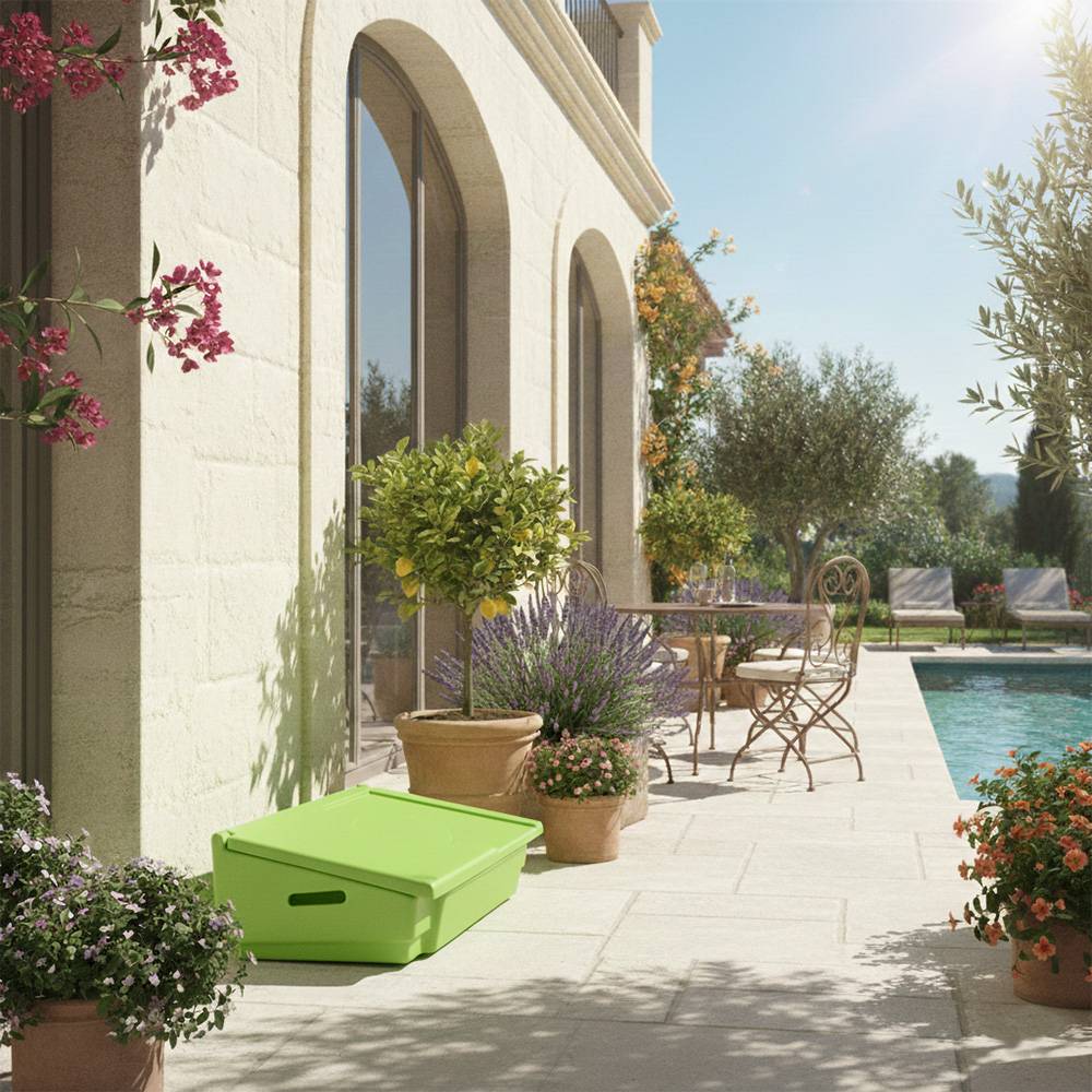 Coffre de jardin 50l-plast'up rotomoulage - Imagen 2