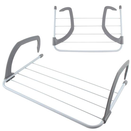 Etendoir Sèche-linge pour balcon 50x15x29 cm plastique - Image 1