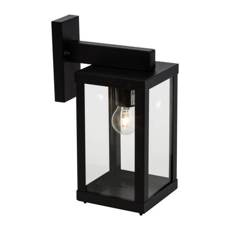 Brilliant - Brilliant - Gaia Applique Exterieure - Descendante - Coloris Noir - Metal/verre E27 1x60w - Imagen 1