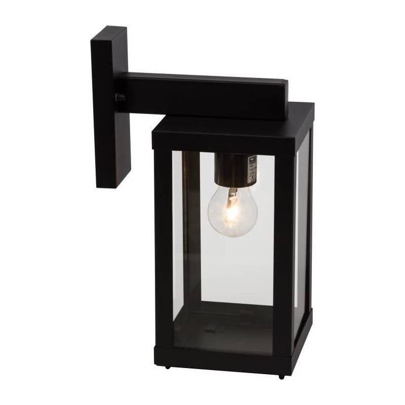 Brilliant - Brilliant - Gaia Applique Exterieure - Descendante - Coloris Noir - Metal/verre E27 1x60w - Imagen 4