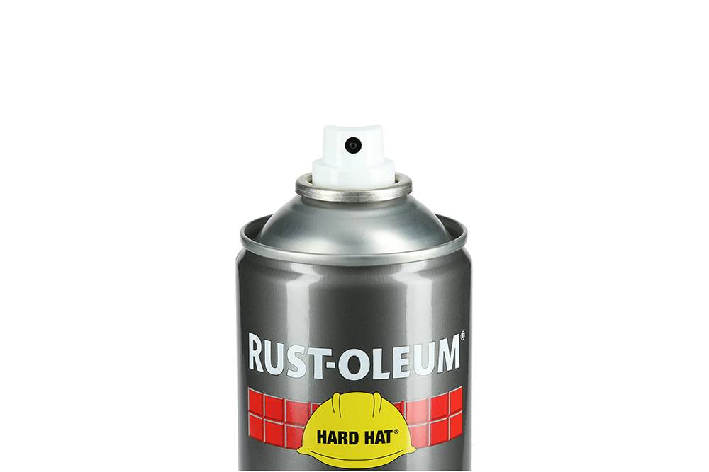 Couche de finition Hard Hat Ral-couleurs aluminium blanc RAL 9006 500ml - RUST-OLEUM - 2114 - Image 3