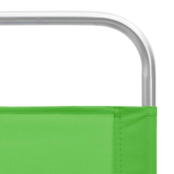ComfortXL - Lot de 2 Chaises de Plage Pliables Compactes Tissu Oxford Durable pour Détente Extérieure Vert – ComfortXL Outdoor Living - Image 7