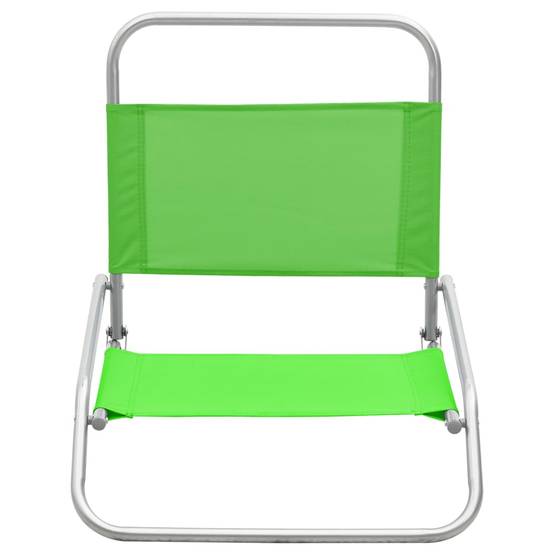ComfortXL - Lot de 2 Chaises de Plage Pliables Compactes Tissu Oxford Durable pour Détente Extérieure Vert – ComfortXL Outdoor Living - Image 3