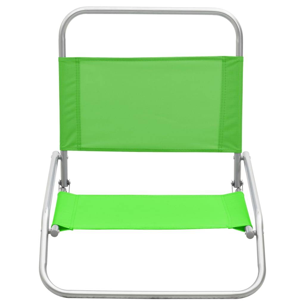 ComfortXL - Lot de 2 Chaises de Plage Pliables Compactes Tissu Oxford Durable pour Détente Extérieure Vert – ComfortXL Outdoor Living - Image 3