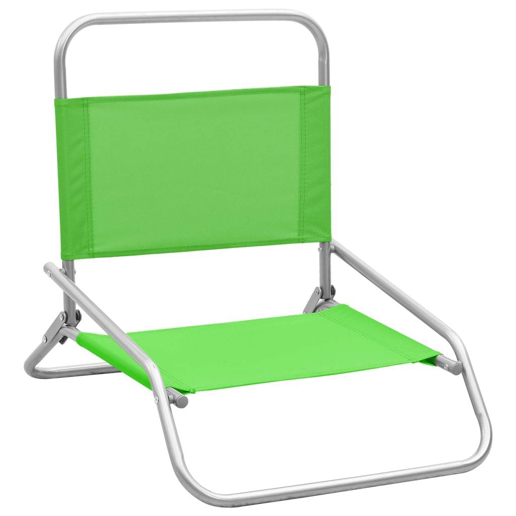 ComfortXL - Lot de 2 Chaises de Plage Pliables Compactes Tissu Oxford Durable pour Détente Extérieure Vert – ComfortXL Outdoor Living - Image 2