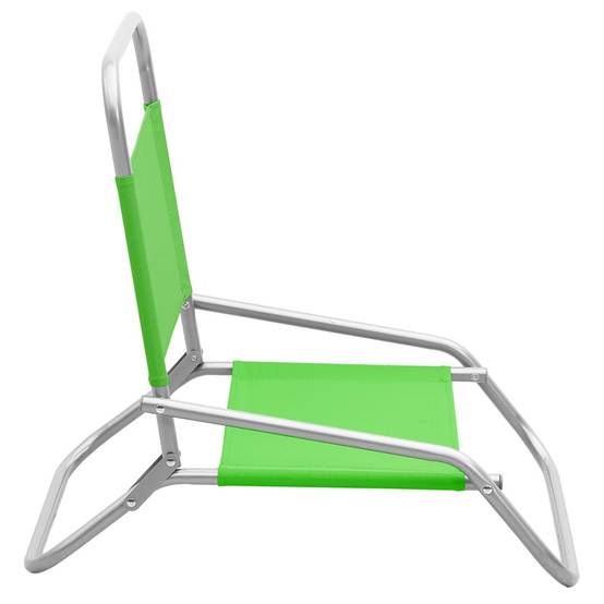 ComfortXL - Lot de 2 Chaises de Plage Pliables Compactes Tissu Oxford Durable pour Détente Extérieure Vert – ComfortXL Outdoor Living - Image 4
