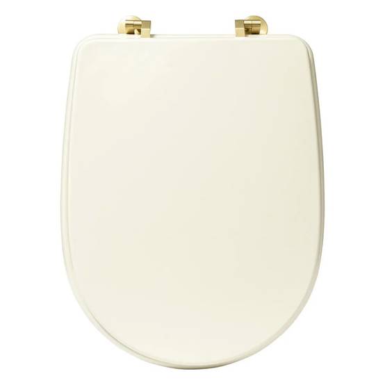 Abattant WC Design "Duo" 49cm Ivoire - Image 1