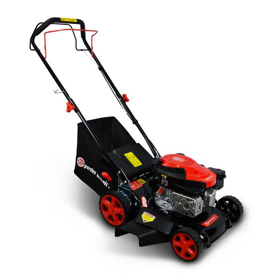 Elem Garden Technic - Tondeuse thermique tractée 144 cm³ 40 cm avec mulching et éjection latérale – Elem Garden - Image 1