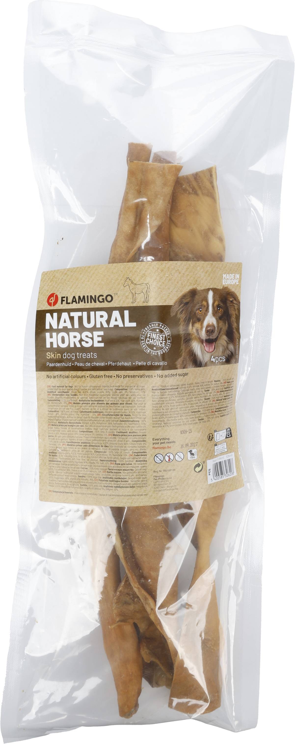 Friandise chien Nature Peau de cheval 40 cm - Image 3