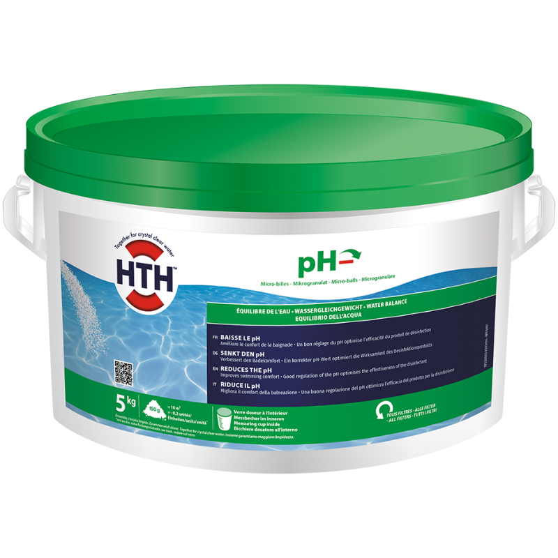 Correcteur de pH hth® MOINS micro-billes - 5 kg - 5 kg - Imagen 1