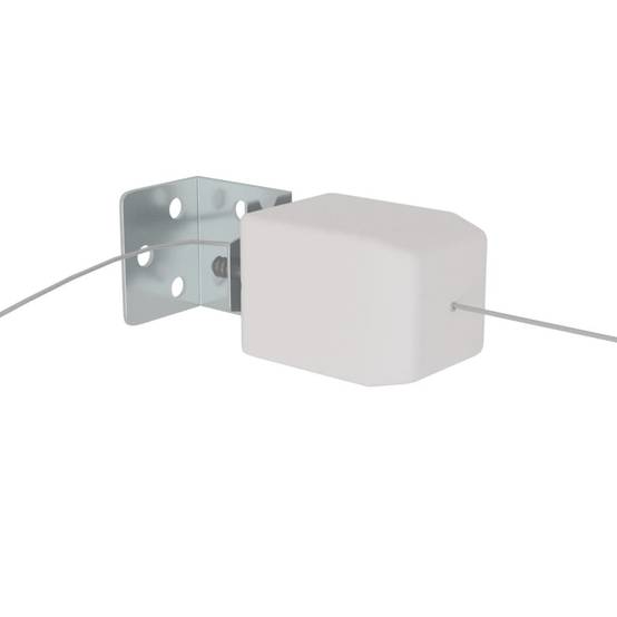 Helloshop26 - Auvent vertical 140x1200 cm tissu oxford blanc - Imagen 3