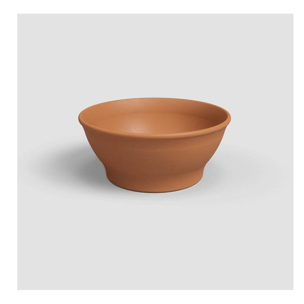 Artevasi - Coupe Saramago pot de fleurs terre cuite antique 31 cm - ARTEVASI