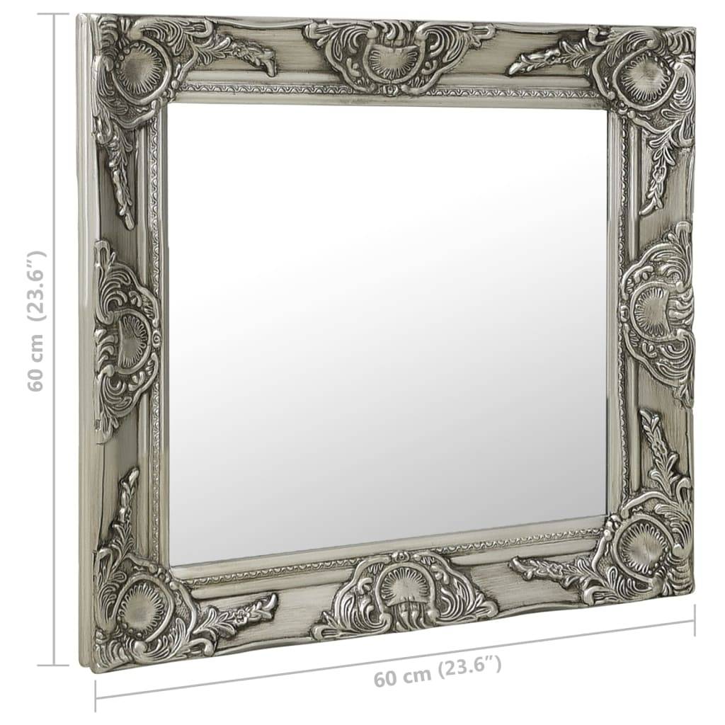 Prolenta Premium - Miroir Cerignola Argenté 60 X 60 cm - P87209A - Image 6