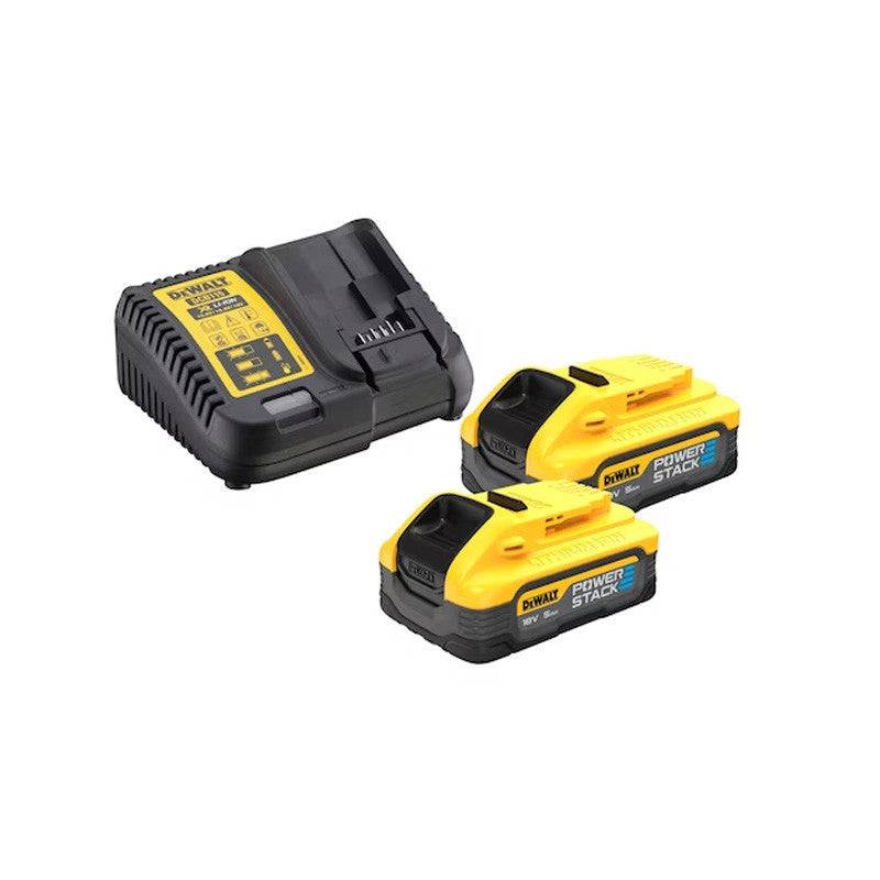 Kit 2 outils DEWALT 2 batteries 18V 5Ah POWERSTACK Perceuse à percussion DCD805 + Visseuse à chocs DCF850 - DCK2050H2T-QW - Image 3