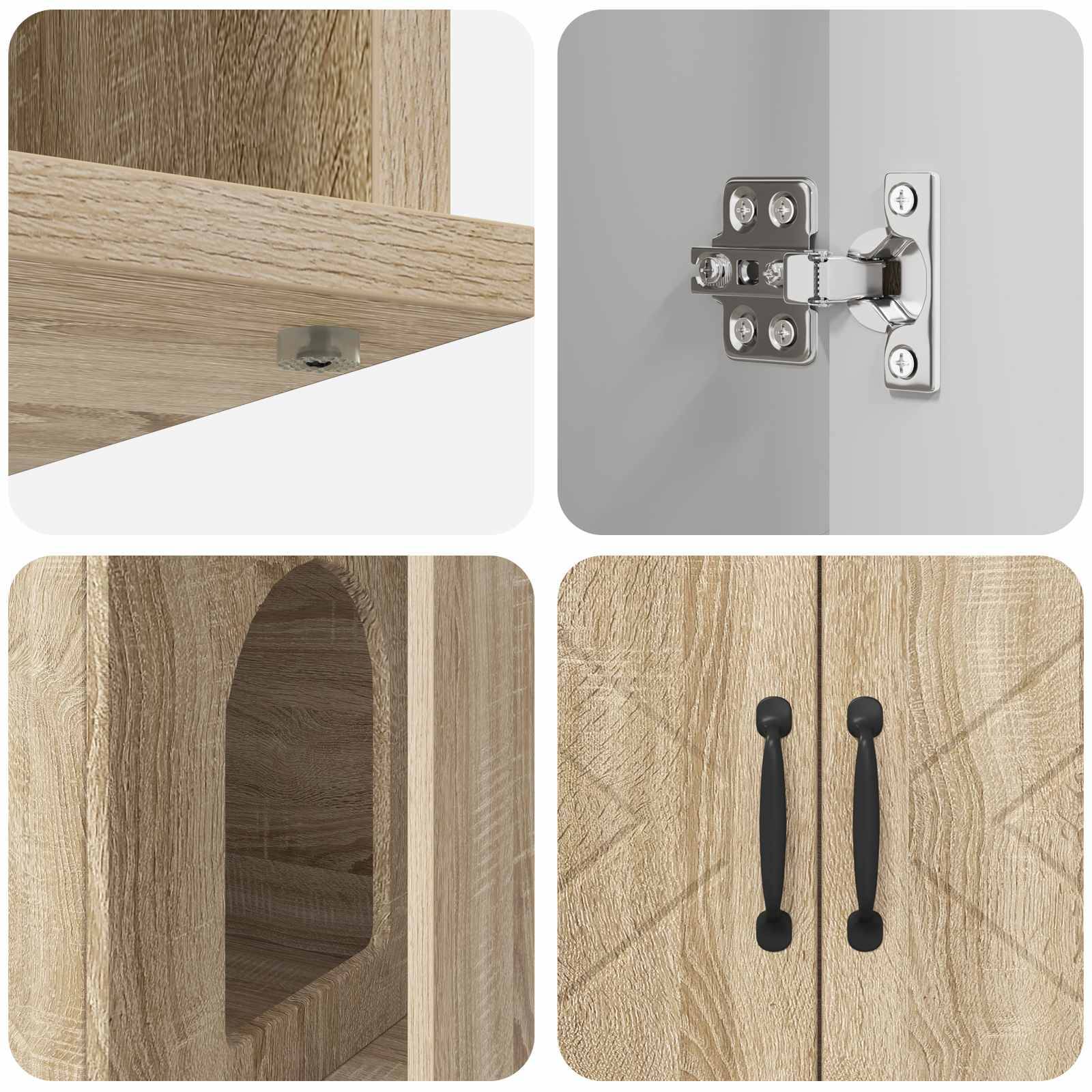 Chatiere bois marron 85 x 55 x 50,5 cm - Prolenta premium p369.8 - Image 9