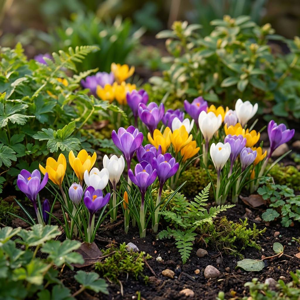 La Green Touch - Crocus en mélange - 140 bulbes - Image 2