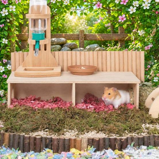 Abri Hamster avec 2 Chambres et Tunnels à Explorer - Image 4