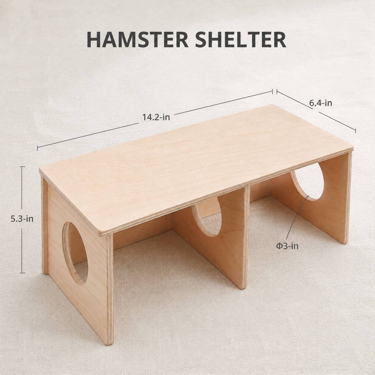 Abri Hamster avec 2 Chambres et Tunnels à Explorer - Image 5