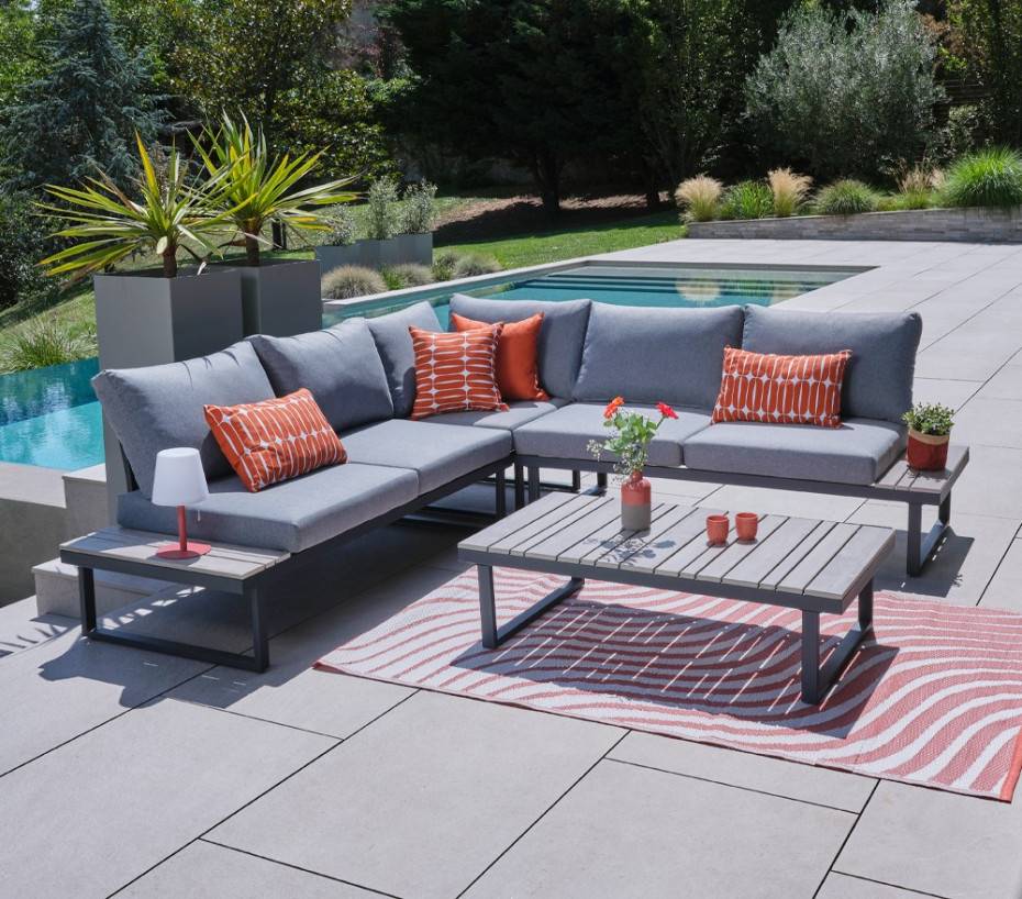 Ozalide - Lot de 2 coussins extérieur  50x30x15  ANDUZE EPICE - Imagen 3