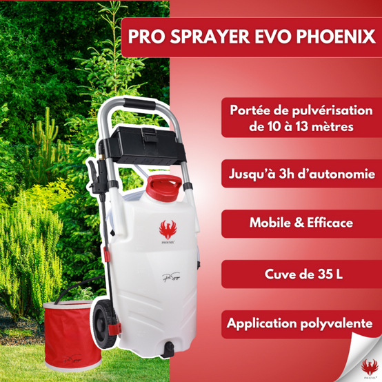 PRO SPRAYER EVO PHOENIX 2 BAT 5,10 OU 20L NET'PRO + perche télescopique EVO 5.4 m - 5 L - Image 3