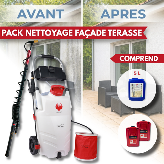PRO SPRAYER EVO PHOENIX 2 BAT 5,10 OU 20L NET'PRO + perche télescopique EVO 5.4 m - 5 L - Image 1