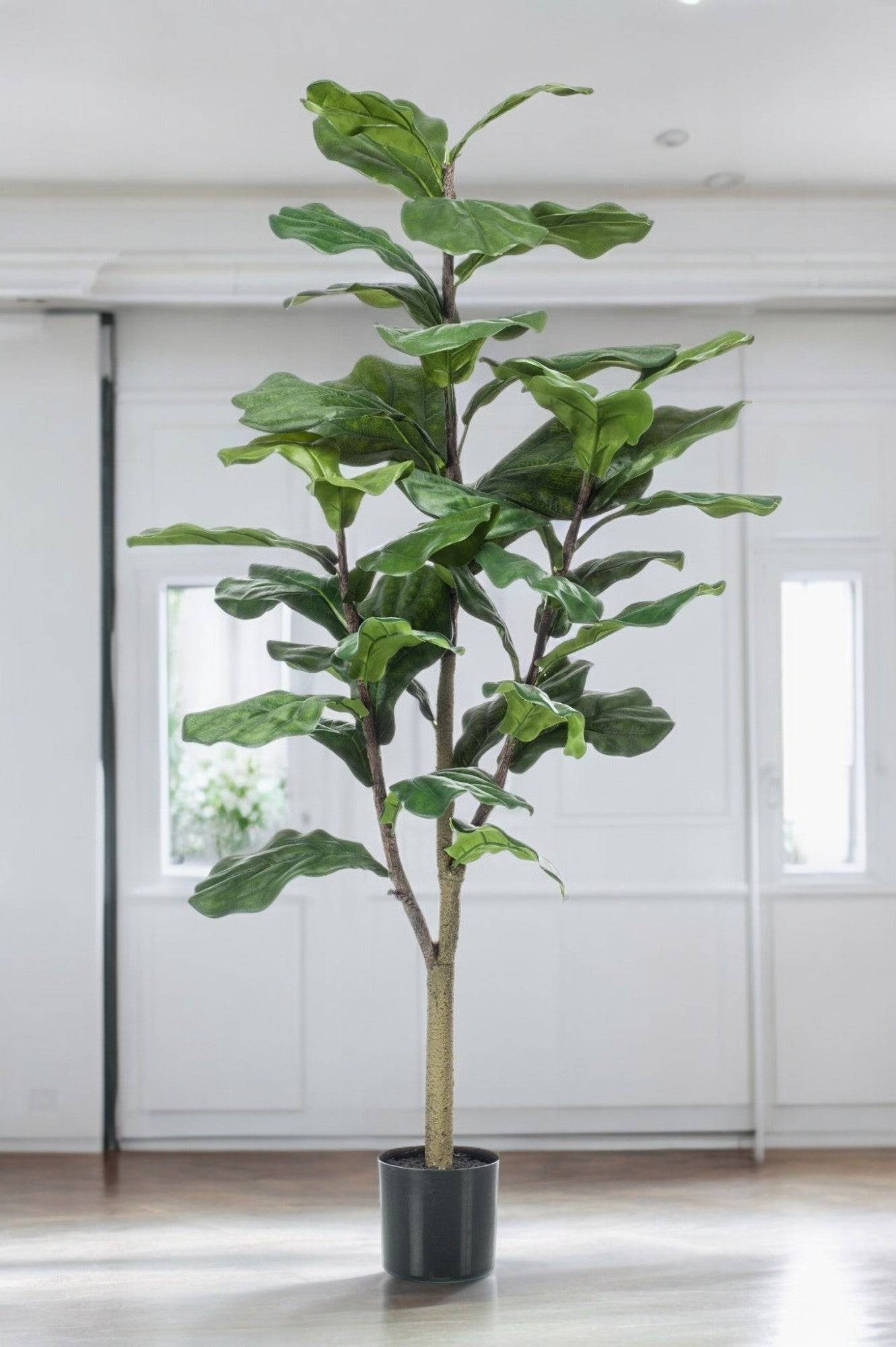 La Green Touch - Ficus Lyrata plante artificielle h125cm, Ø14cm- La Green Touch - Imagen 1