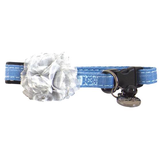 Collier Froufrou pour chat Doogy Couleur : Bleu DOOGY FASHION