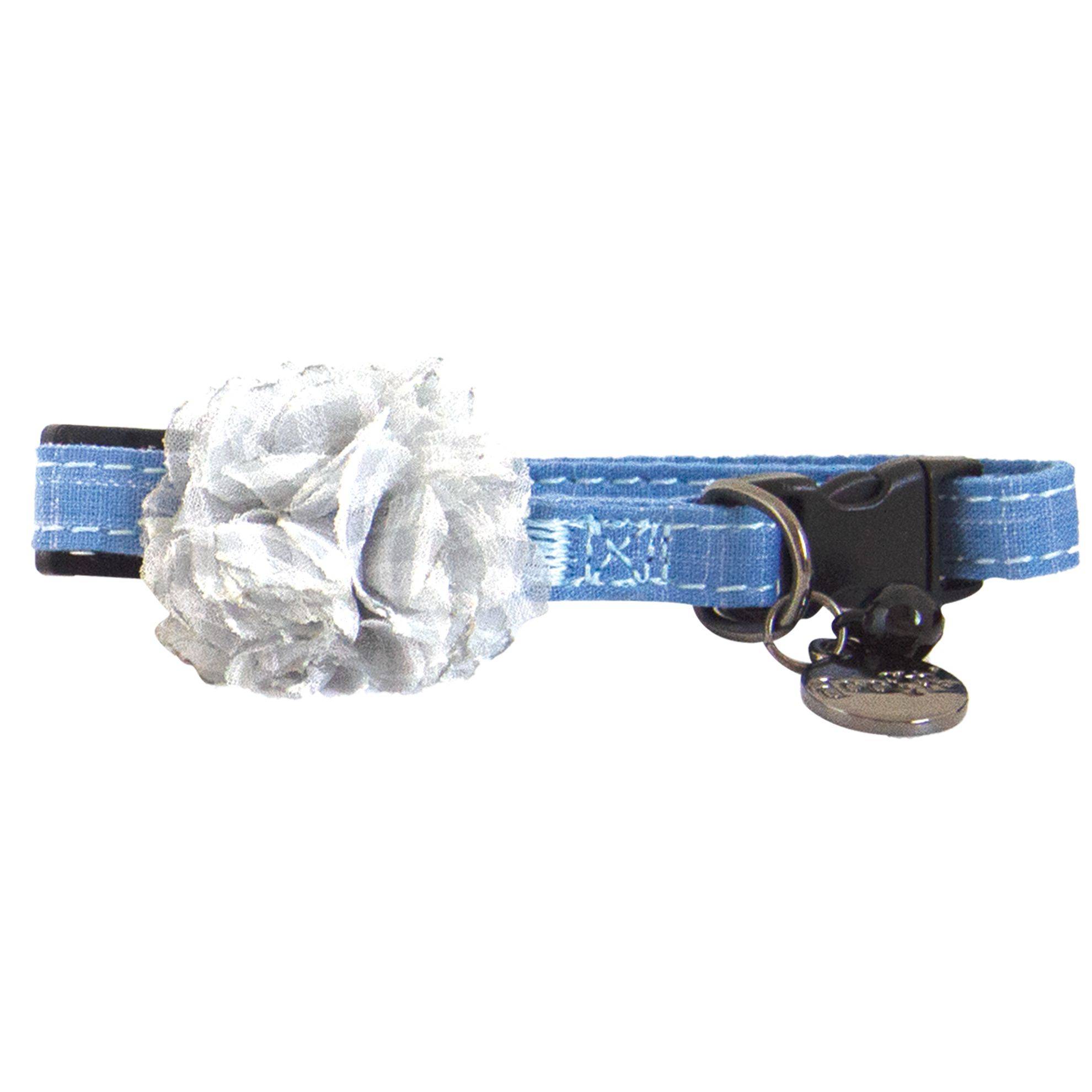 Collier Froufrou pour chat Doogy Couleur : Bleu DOOGY FASHION