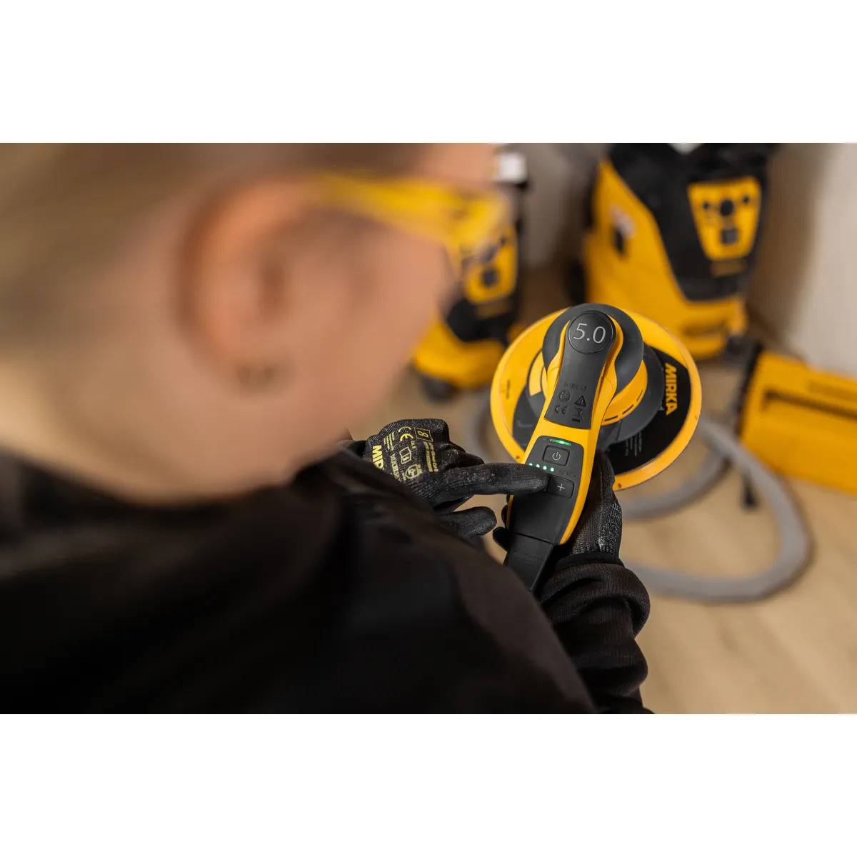 Mirka - Ponceuse orbitale DEROS II 750CV - exc. 5.0 - 175 mm - MIRKA - MID7504044 - Imagen 7
