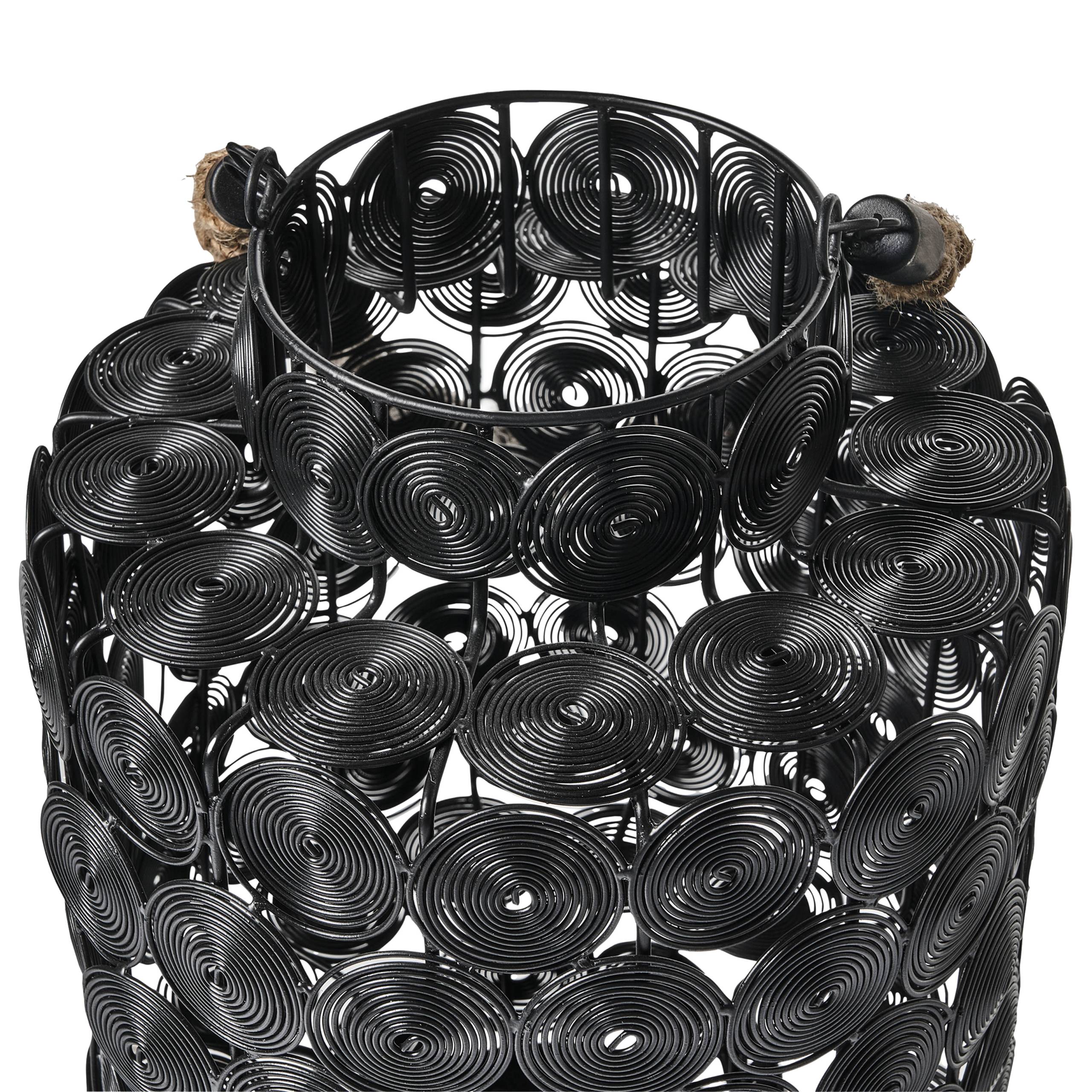 Beliani - Lanterne Métal Noir MMOJSTIR - 25x25x35- Beliani - Image 5