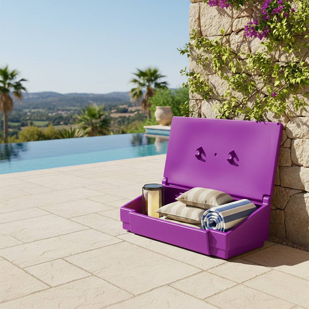Coffre de jardin 50l-plast'up rotomoulage - Imagen 4