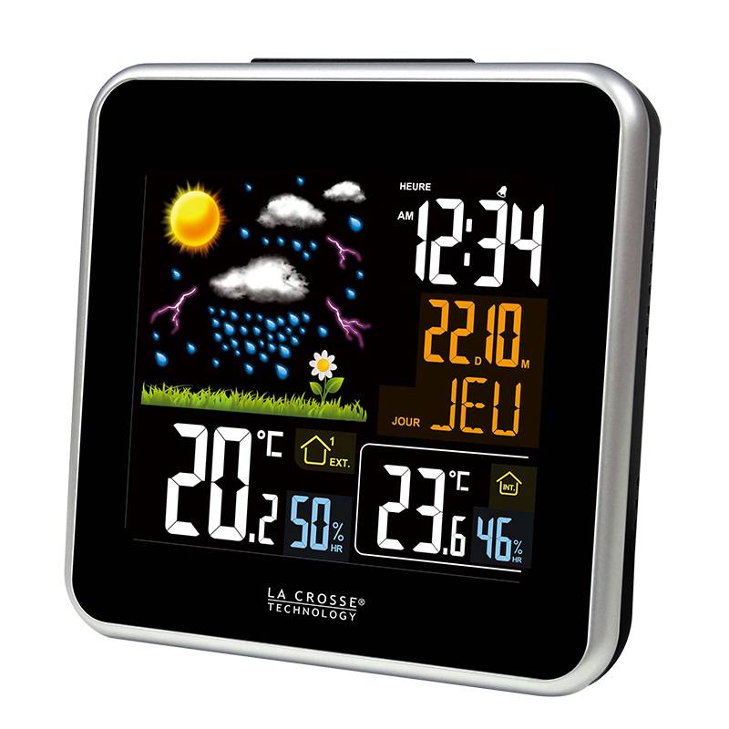 La Crosse Technology - Station Météo Colorée WS6821 Noire - Image 2