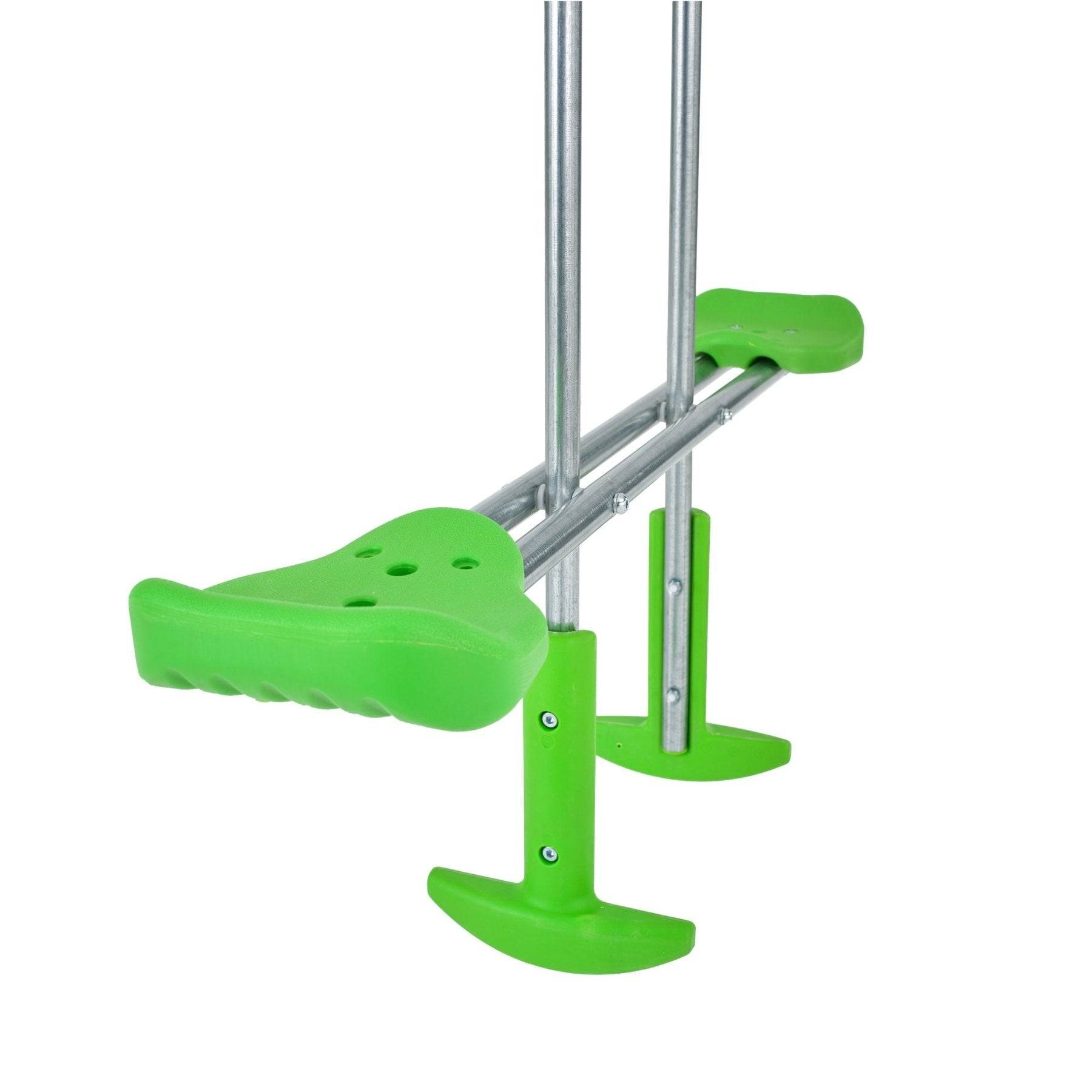 Tp Toys - Portique EVEREST 2 balançoires - vis-à-vis - kit d'ancrage - bois carré FSC® h243 cm - Imagen 3