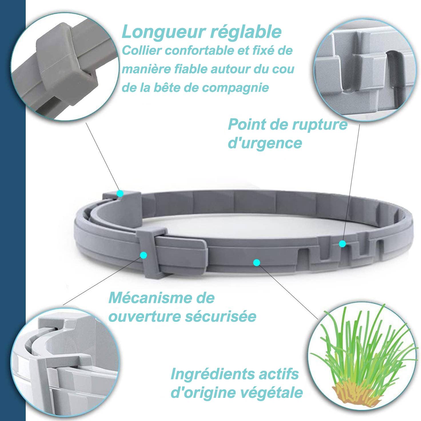 DtopbuyAge - Collier anti-puces et tiques pour chien - Image 4
