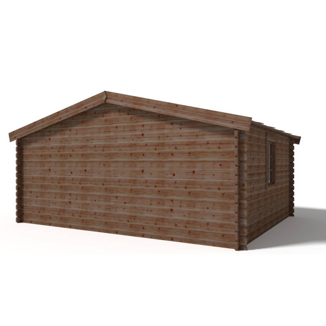Altanka - Abri de jardin bois marron 20 m² ep. 45 mm - Altanka - Imagen 8