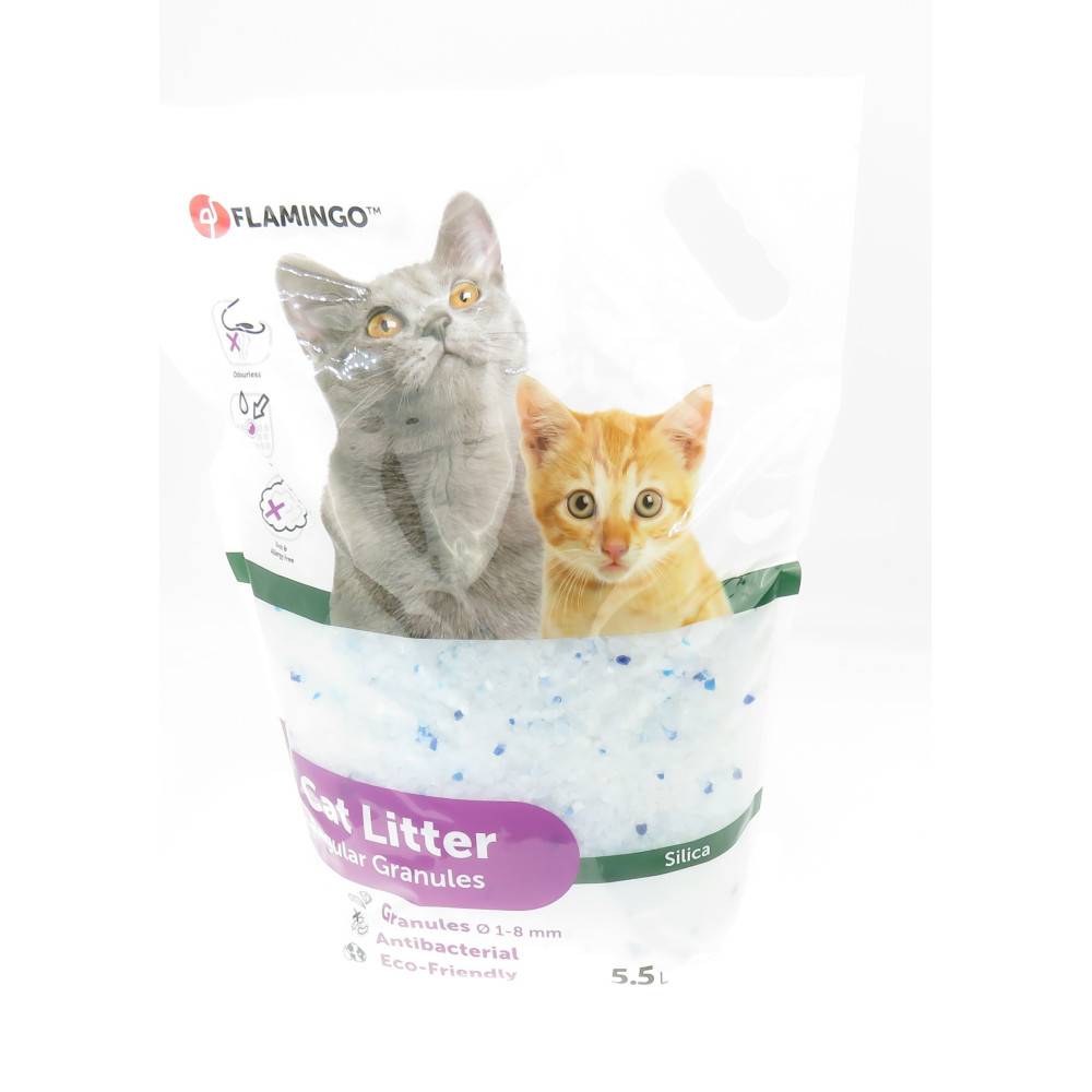 Litière silica granules moyen. 5.5 litres litière pour chat - Imagen 1
